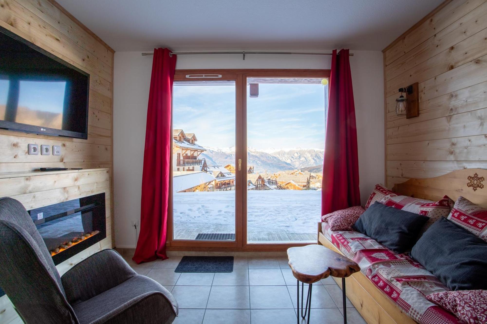 Cosy Cottage 1800 - Pied Des Pistes - Piscine, Sauna, Parking Privee Les Orres Dış mekan fotoğraf