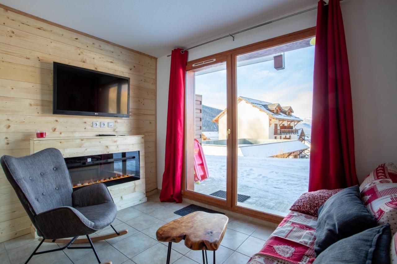 Cosy Cottage 1800 - Pied Des Pistes - Piscine, Sauna, Parking Privee Les Orres Dış mekan fotoğraf